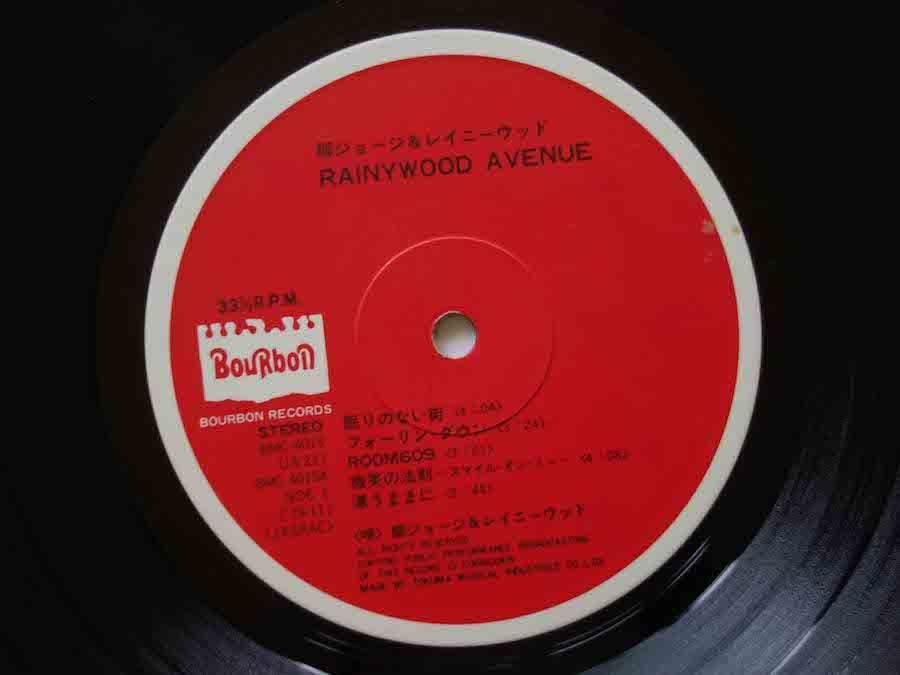 柳ジョージ＆レイニーウッド / RAINYWOOD AVENUE - キキミミレコード
