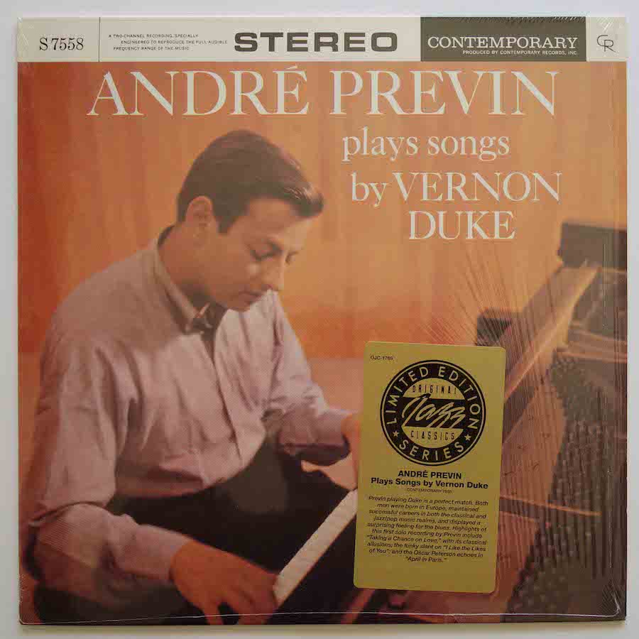 ANDRE PREVIN / PLAYS SONGS BY VERNON DUKE - キキミミレコード