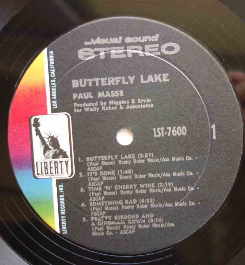 PAUL MASSE / BUTTERFLY LAKE - キキミミレコード