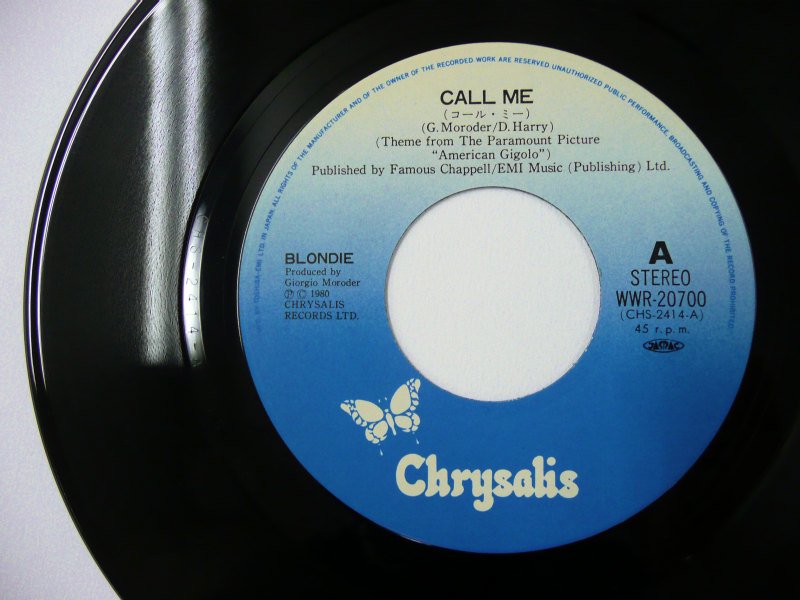 BLONDIE / CALL ME (EP) - キキミミレコード