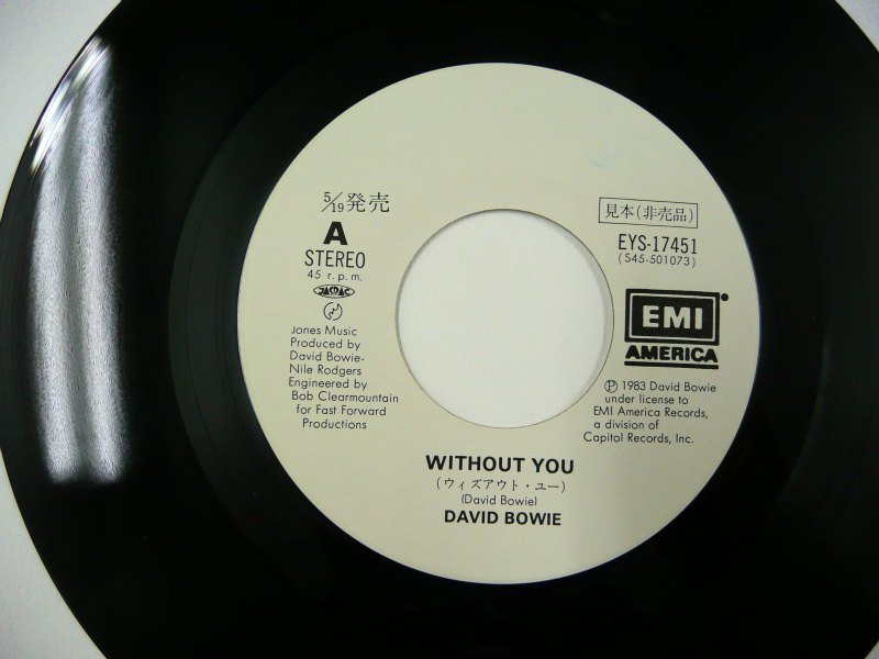 DAVID BOWIE/ WITHOUT YOU (EP) - キキミミレコード