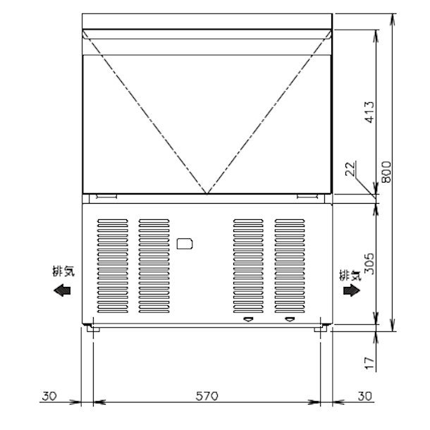 ホシザキ・星崎 縦型インバーター冷凍庫 型式：HF-63A-1送料無料（メーカーより直送）メーカー保証付 - 3