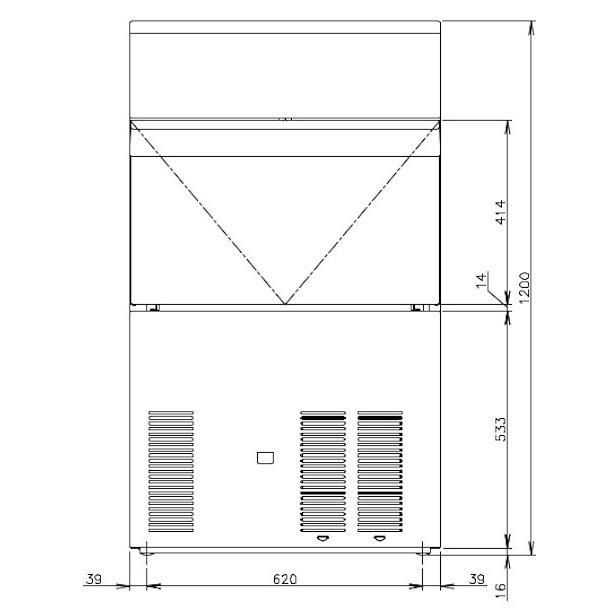 製氷機 ホシザキ IM-95TM-1-21 ハーフキューブ アンダーカウンタータイプ - 41