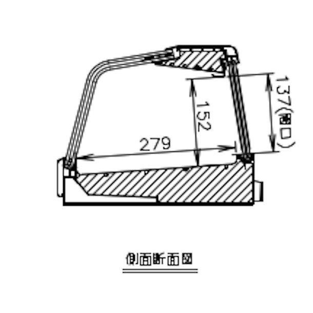 FNC-90BL-L(左ユニット,LED照明)|ホシザキ恒温高湿ネタケース