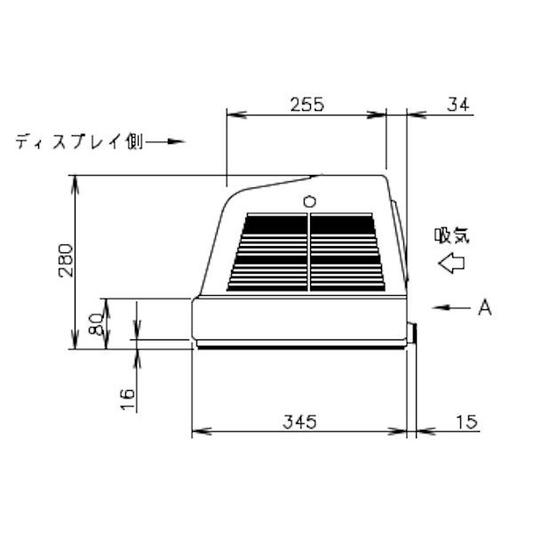 ホシザキ 恒温高湿ネタケース FNC-120BS-L 左ユニット 外装ステンレス ...