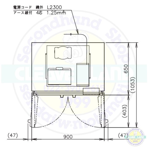 HF-90LAT3-2-ML ホシザキ 業務用冷凍庫 ワイドスルータイプ 一定速