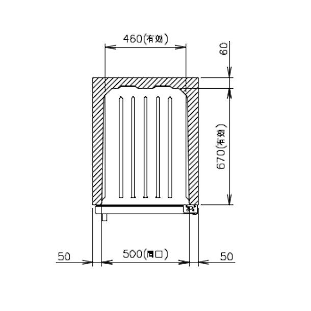 玄米保冷庫 ホシザキ HRA-6GD1　100V　幅600×奥行821×高さ1600㎜　温度3∼16℃　内容積360L（6袋）