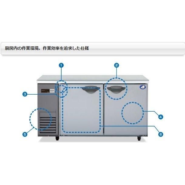 SUR-K1271SB パナソニック 冷蔵 コールドテーブル 1Φ100V インバーター