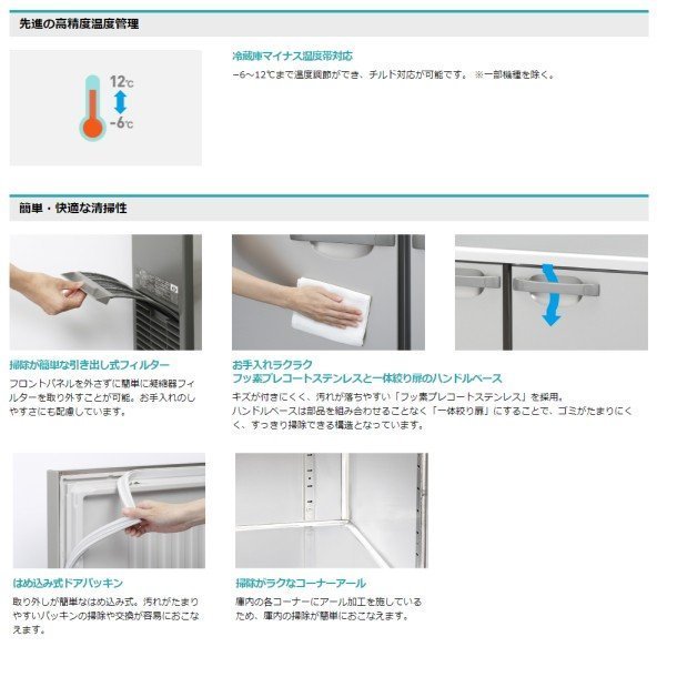 RT-120SDG-RML (新型番：RT-120SDG-1-RML) ホシザキ テーブル形冷蔵庫