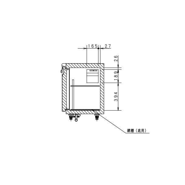 SUR-K1261CB パナソニック 冷凍冷蔵 コールドテーブル 1Φ100V 庫内温度