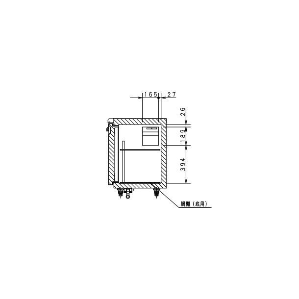SUR-K1561CB パナソニック 冷凍冷蔵 コールドテーブル 1Φ100V 庫内温度