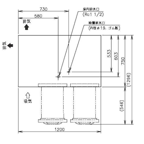 RTL-120DDCG ホシザキ ドロワー冷蔵庫 コールドテーブル 内装 RTL-120DDCG ホシザキ ドロワー冷蔵庫 コールドテーブル 内装