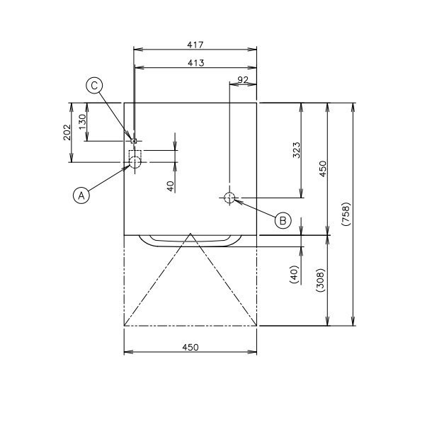 ホシザキ 食器洗浄機 JWE-300TB 50Hz専用/60Hz専用 アンダーカウンター