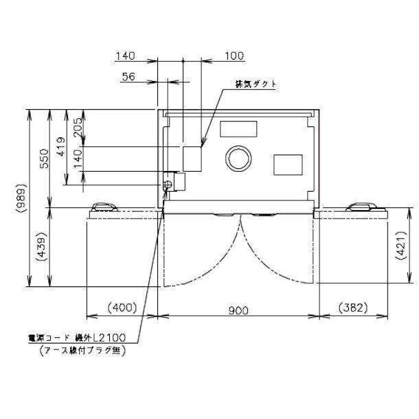 消毒保管庫 ホシザキ HSB-10SB3 2列５段10カゴ 片面扉 奥行１列 消毒 食器消毒 殺菌 殺菌庫