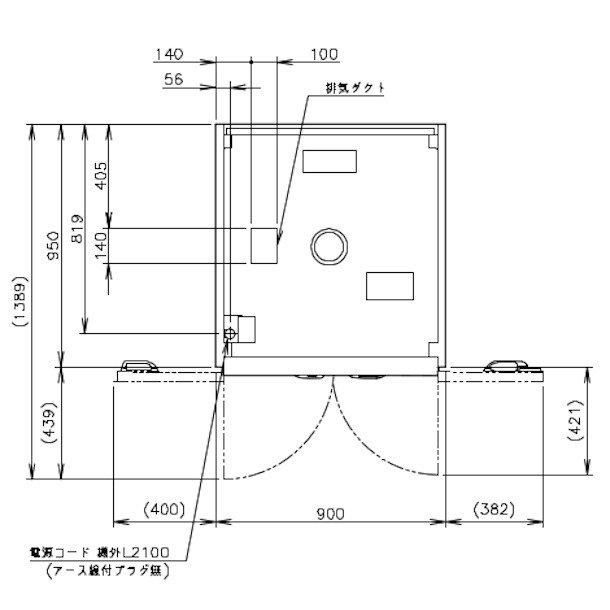 消毒保管庫 ホシザキ HSB-20DB3 4列5段 20カゴ 片面扉 奥行2列 消毒保管庫 ホシザキ HSB-20DB3 4列5段 20カゴ 片面扉 奥行2列