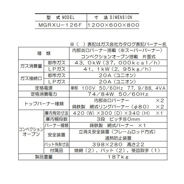 thaisintechnical.co.th - 幅1200 奥行600 マルゼン パワークック ガス