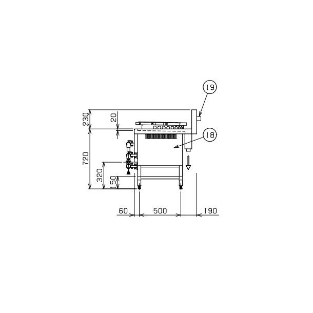 MRS-174E　（旧型番：MRS-174C）　マルゼン　中華レンジ　スタンダードタイプ　4口　外管式　　クリーブランド -  業務用厨房・光触媒コーティング・店舗内装工事 空調空調 他 各種設備工事　| 新品中古の買取販売　【クリーブランド　仙台】