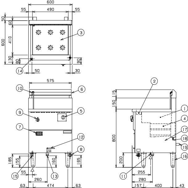 MRF-066C マルゼン 冷凍麺釜 クリーブランド - 業務用厨房機器 B MRF-066C マルゼン 冷凍麺釜 クリーブランド - 業務用厨房機器 B