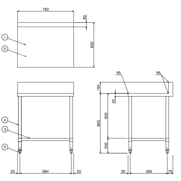 マルゼン 作業台 バックガードあり BW-076 - 業務用厨房機器 B to B 卸売専門店 【クリーブランド】 仙台 ホシザキ・マルゼン ・パナソニックほか