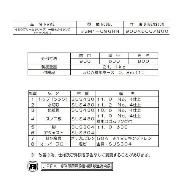 74％以上節約 業務用厨房機器販売クリーブランドBSM1-127RN マルゼン