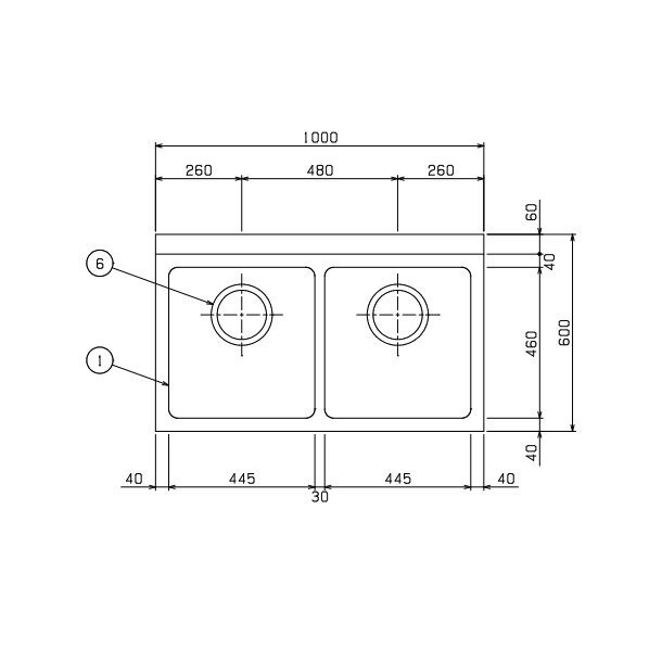 BS2-106 マルゼン 二槽シンク BG有 - 業務用厨房・光触媒コーティング・店舗内装工事 空調空調 他 各種設備工事 | 新品中古の買取販売  【クリーブランド 仙台】