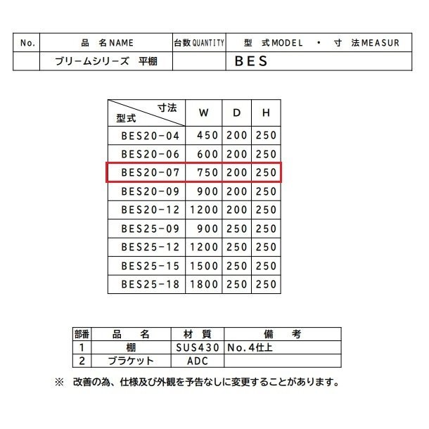 BES20-07　マルゼン　平棚 - 業務用厨房・光触媒コーティング・店舗内装工事 空調空調 他 各種設備工事　| 新品中古の買取販売　 【クリーブランド　仙台】