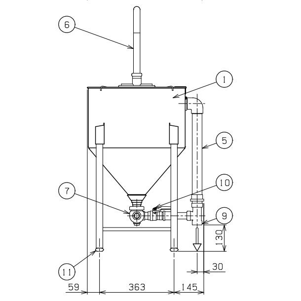 MRW-D28 マルゼン ドラフト式水圧洗米機 28kg/回 - 業務用厨房・光触媒