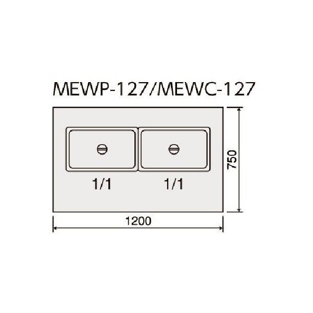 MEWC-127　電気ウォーマーテーブル　マルゼン　3Φ200V　キャビネットタイプ - 業務用厨房・光触媒コーティング・店舗内装工事 空調空調 他  各種設備工事　| 新品中古の買取販売　【クリーブランド　仙台】