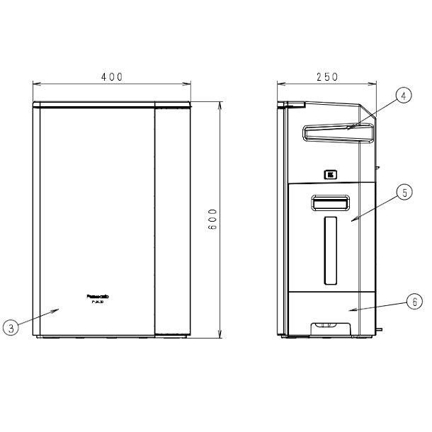 パナソニック【未使用品！】Panasonic ジアイーノ F-JML-30-W