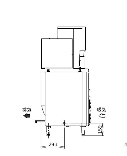 ホシザキ アイスディスペンサー セルフドリンク仕様 HDI-80A  製氷能力71kg 幅900×奥行600×高さ1383mm クリーブランド - 21