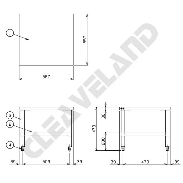 MAZ-65T　架台　置台　ガス餃子焼器用　クリーブランド　MAZ-44用　MAZ-44S用　MAZ-10用　MAZ-10S用