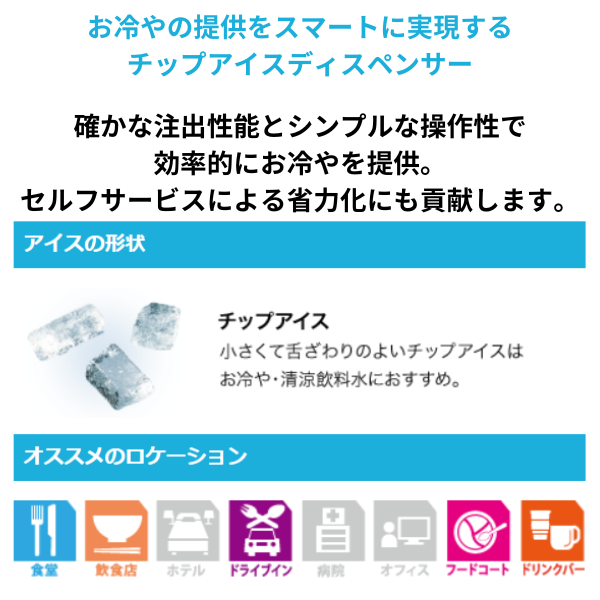 ホシザキ チップアイスディスペンサー DCM-115L-W-S 人感センサー式 ホシザキ チップアイスディスペンサー DCM-115L-W-S 人感センサー式