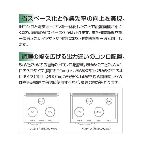 MIT-127B　マルゼン　IHテーブル　5ｋW×2口+2ｋW×2口　クリーブランド - 業務用厨房・光触媒コーティング・店舗内装工事 空調空調 他  各種設備工事　| 新品中古の買取販売　【クリーブランド　仙台】