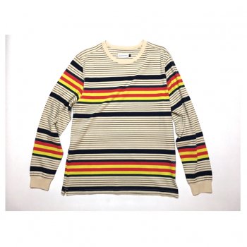 <img class='new_mark_img1' src='https://img.shop-pro.jp/img/new/icons23.gif' style='border:none;display:inline;margin:0px;padding:0px;width:auto;' />30%off   POP TRADING COMPANY " MULTICULTI STRIPED LONGSLEEVE MULTICOLOUR " 