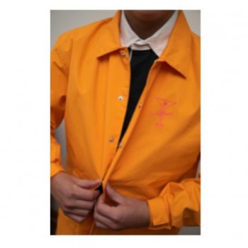 <img class='new_mark_img1' src='https://img.shop-pro.jp/img/new/icons34.gif' style='border:none;display:inline;margin:0px;padding:0px;width:auto;' />ALLTIMERS " FINESSE COACHES JACKET " ORANGE