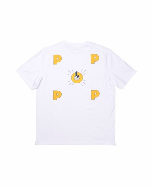 <img class='new_mark_img1' src='https://img.shop-pro.jp/img/new/icons20.gif' style='border:none;display:inline;margin:0px;padding:0px;width:auto;' />POP TRADING COMPANY JOOST SWARTE T-SHIRT IN WHITE