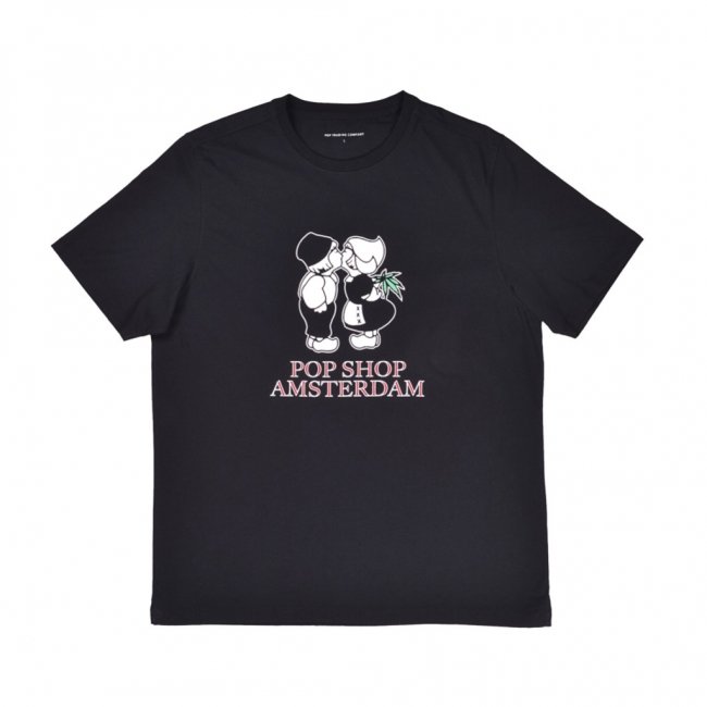 <img class='new_mark_img1' src='https://img.shop-pro.jp/img/new/icons20.gif' style='border:none;display:inline;margin:0px;padding:0px;width:auto;' />POP TRADING COMPANY " AMSTERDAM T-SHIRT " BLACK