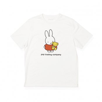 <img class='new_mark_img1' src='https://img.shop-pro.jp/img/new/icons20.gif' style='border:none;display:inline;margin:0px;padding:0px;width:auto;' />POP TRADING COMPANY " MIFFY BEAR T-SHIRT " WHITE