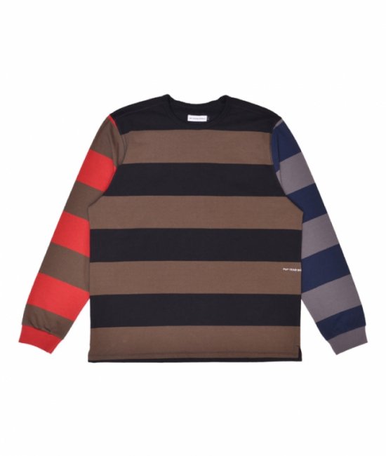 POP TRADING COMPANY " STRIPED LONGSLEEVE T-SHIRT " 