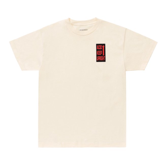 GX1000 " UP RIGHT TEE " CREME
