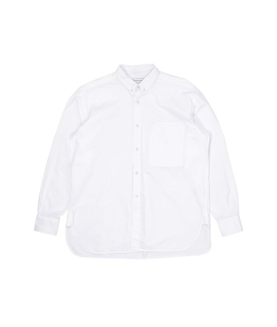 POP TRADING COMPANY " BD SHIRT IN WHITE " 