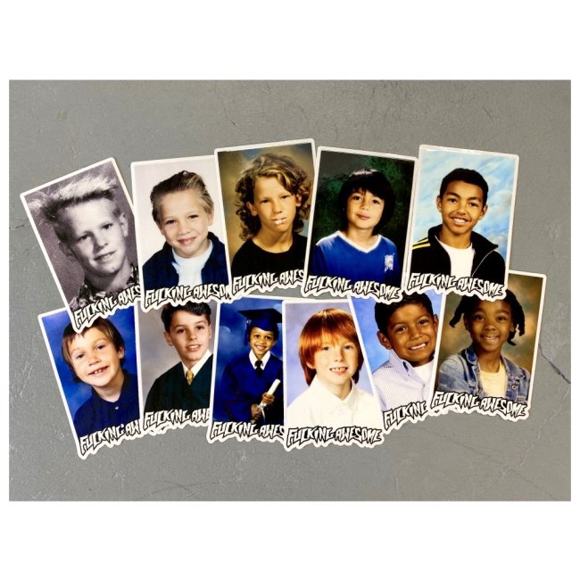 FUCKING AWESOME " CLASS PHOTO STICKER PACK 2022 "