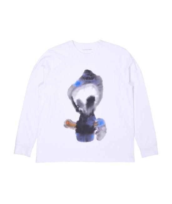 POP TRADING COMPANY " ROP LONGSLEEVE T-SHIRT " WHITE