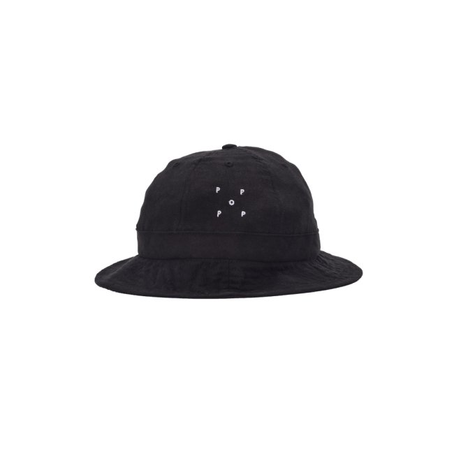 POP TRADING COMPANY " SUEDE BELL HAT " IN BLACK