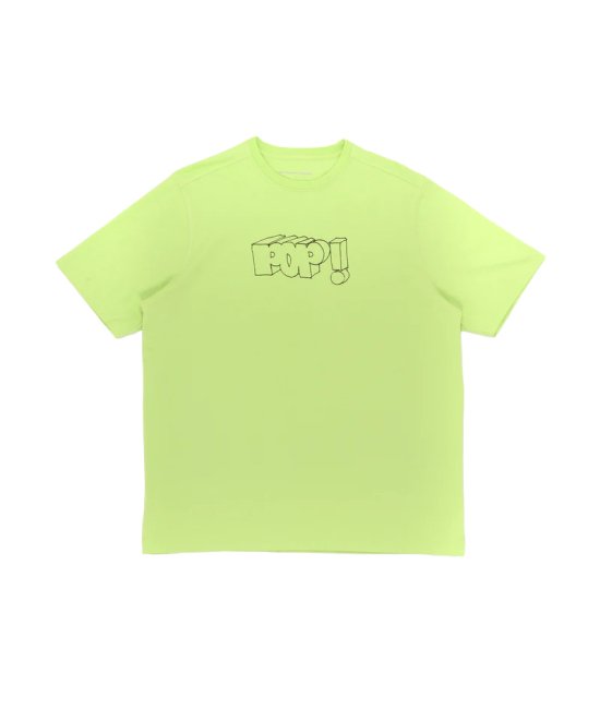 POP TRADING COMPANY " RIGHT YEAH T-SHIRT " JADE LIME