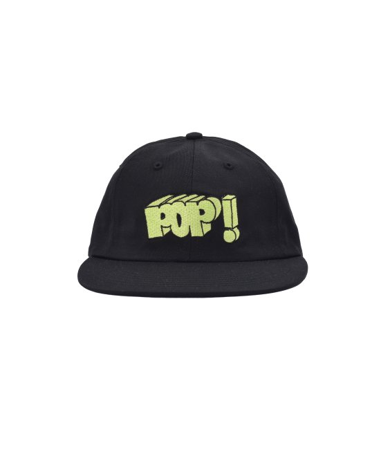 POP TRADING COMPANY " RIGHT YEAH 6 PANEL HAT " BLACK