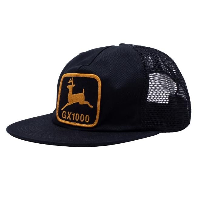 GX1000 " DEER 5 PANEL POLO " BLACK