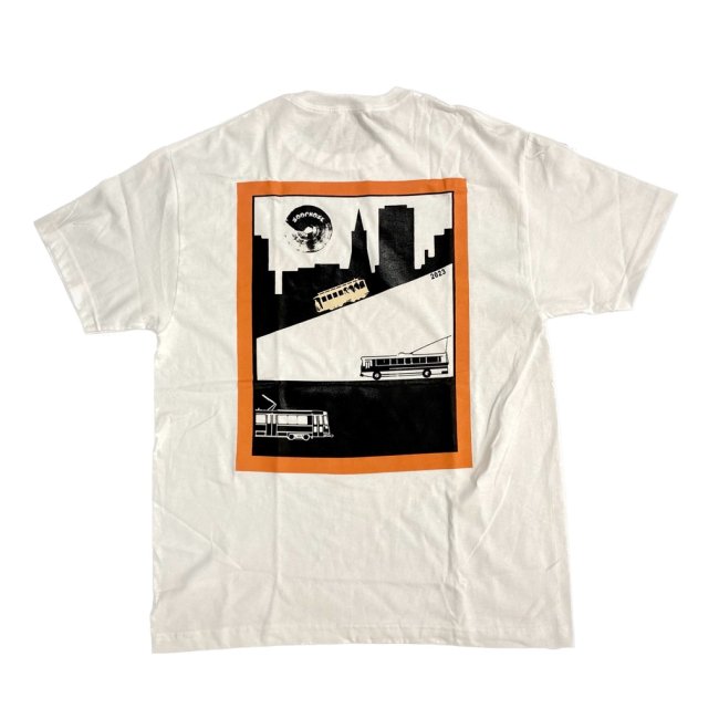 LOOPHOLE " RIDE TIMES TEE " WHITE