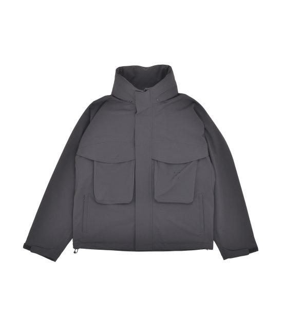POP TRADING COMPANY " SHELL JACKET " IN CHARCOAL