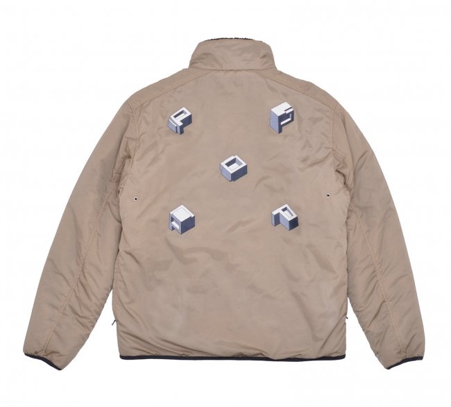 POP TRADING COMPANY " ADAM REVERSIBLE JACKET IN DELTA CAMO "